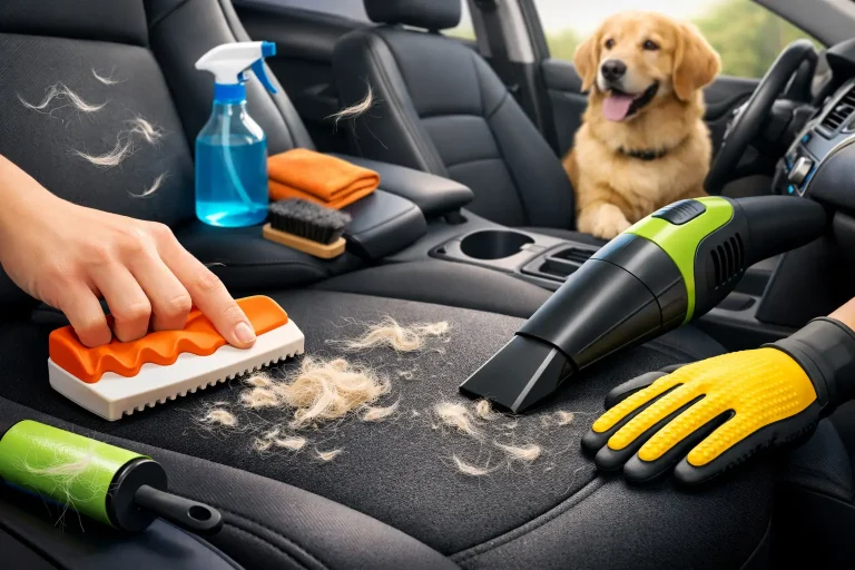Best Way to Remove Pet Hair From Cars