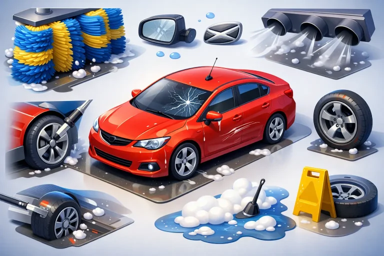 8 Car Wash Damage Signs to Watch For