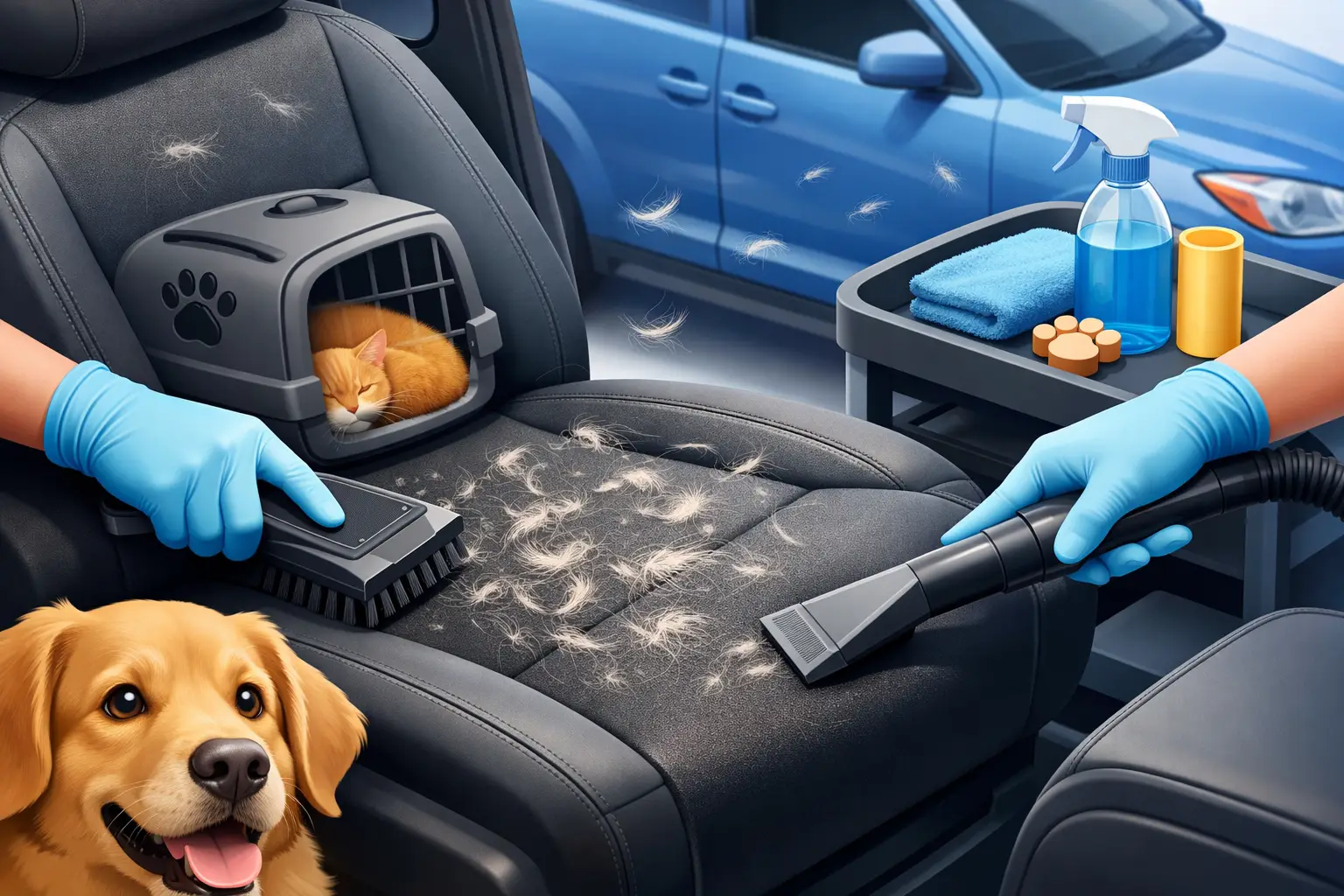 Can Detailing Remove Pet Hair From Cars?