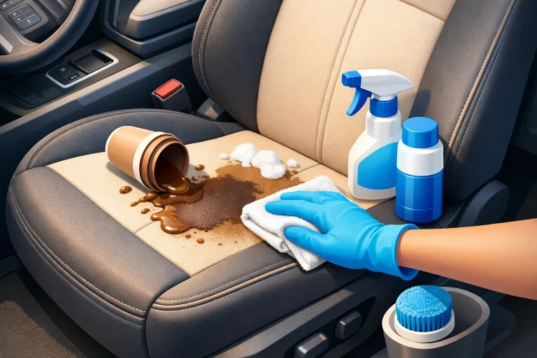 How to Remove Coffee Stains From Car Seats