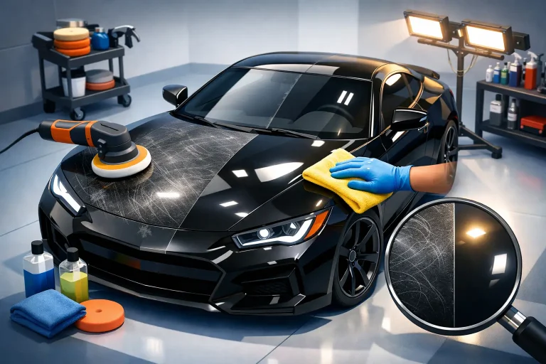 Paint Correction on Black Car: What to Expect