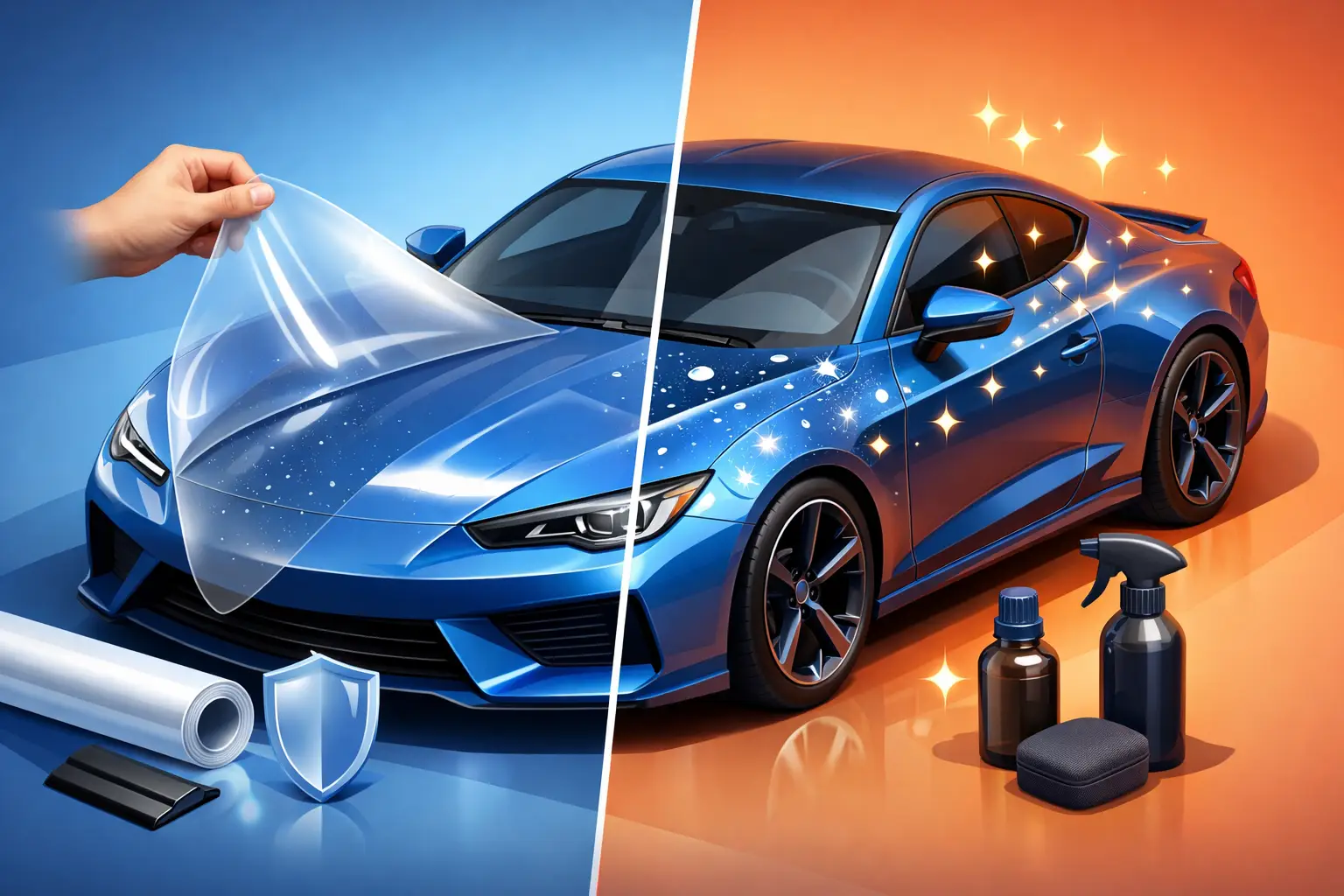 Paint Protection Film vs Ceramic Coating